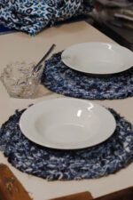 Ambbi Collections Set of 6 Denim Placemats