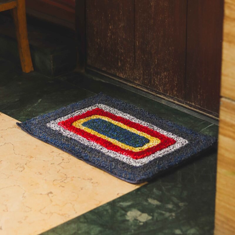 Super Soft Microfibre Solid 2000 GSM Anti Slip Floor Door Mat ( 38x58 cm)