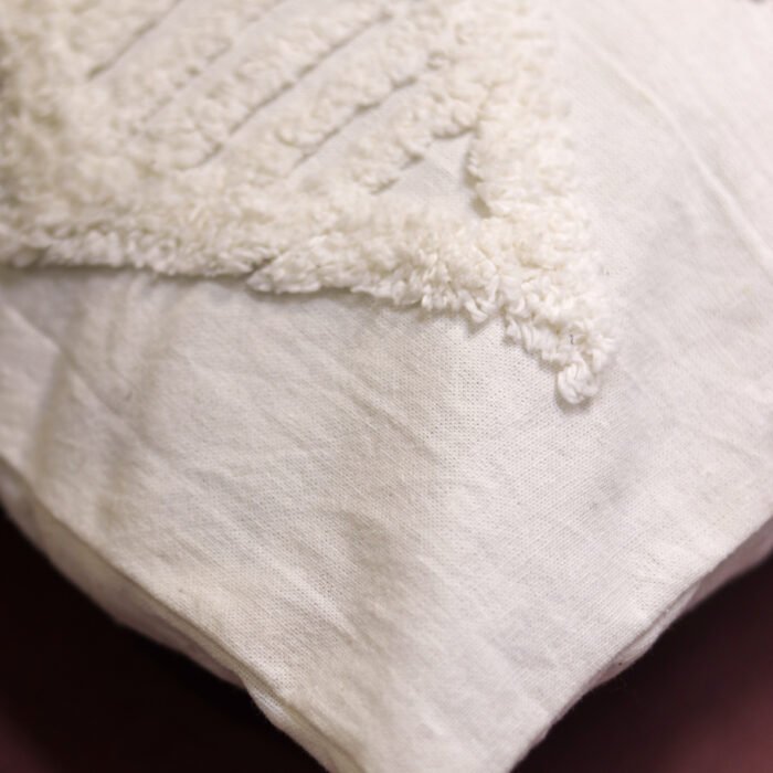 cotton tufted cushion cover