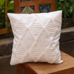 cotton tufted cushion cover