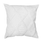 Cotton Tuftted Cushion Cover 16 x 16 inches in Cotton, Set of 1