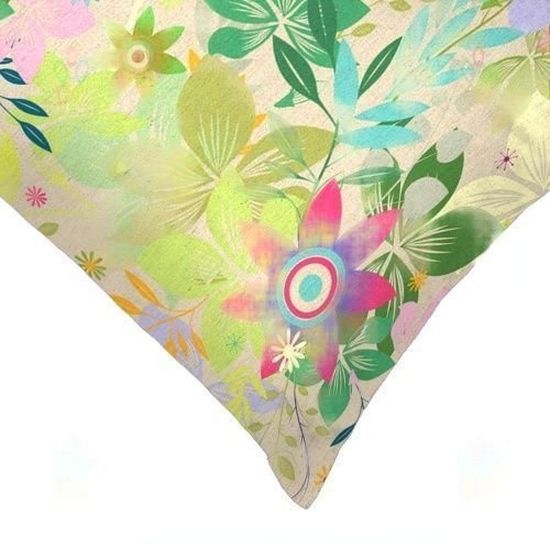Multicolor Satin Cushion Cover