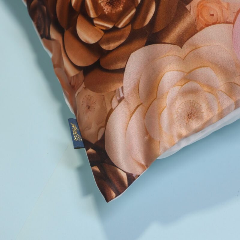 Printed Canvas Satin Cushion Cover(Set of 2)