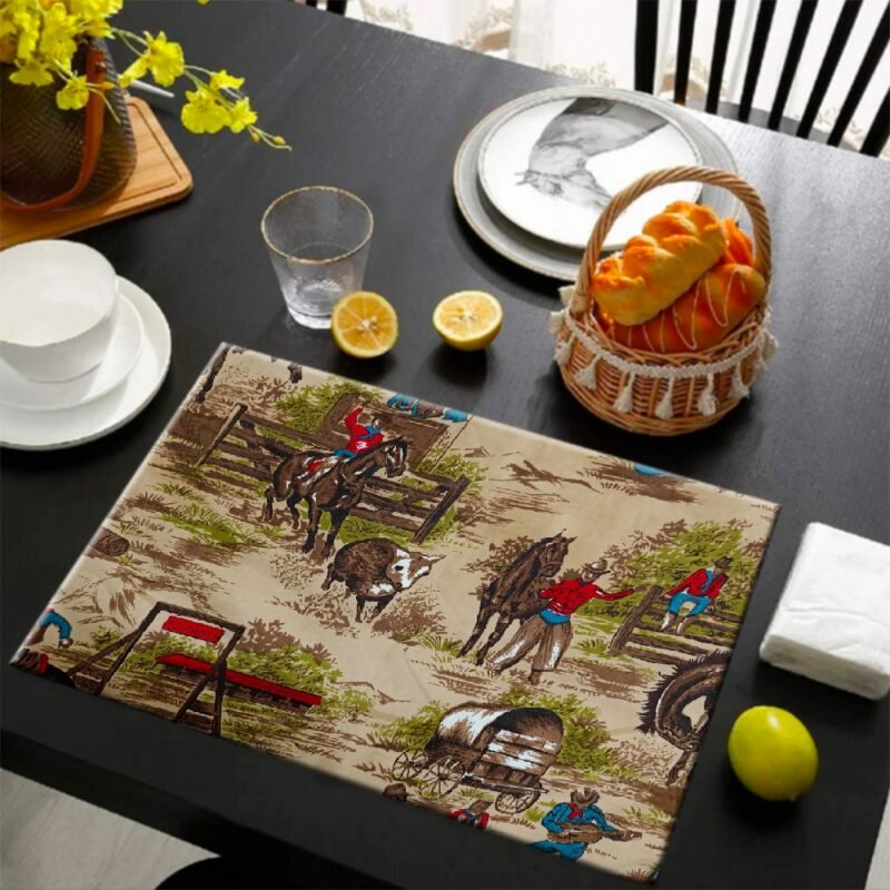 Cotton reversible table Mat