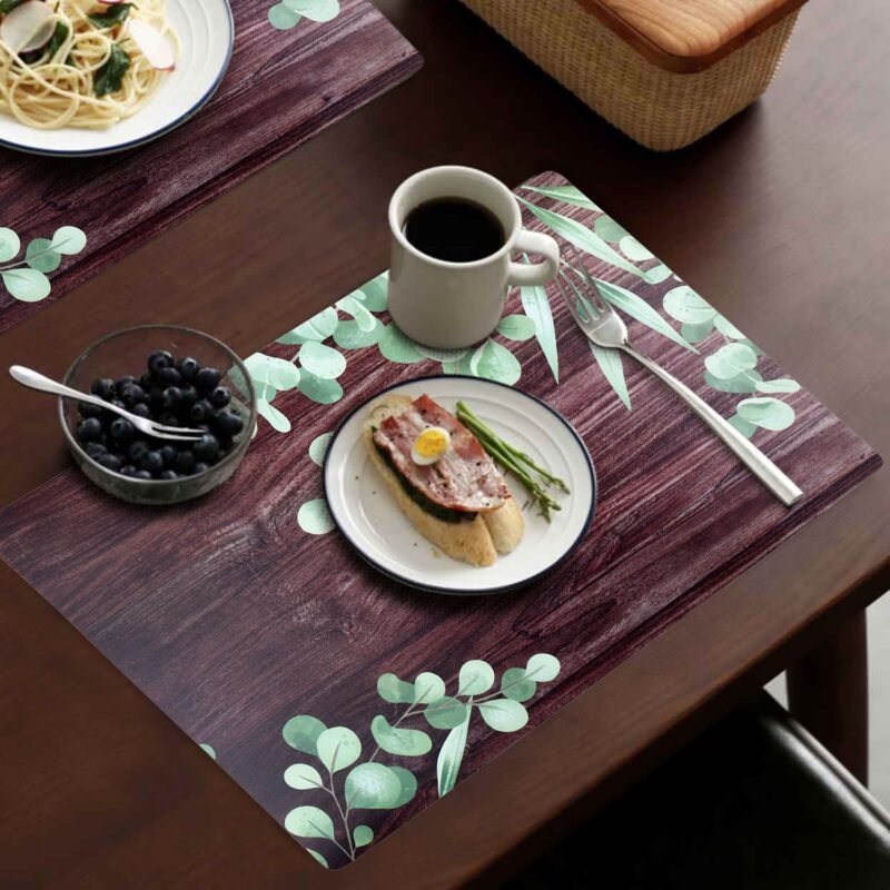 Elegant and Practical Table Mat Set by Ambbi Collections - 6 Placemats