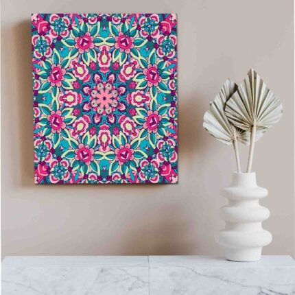 Multicolor Printed Canvas painting