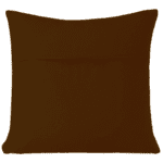 Dark Brown Tuftted Cushion Cover in Cotton