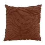 Dark Brown Tuftted Cushion Cover in Cotton