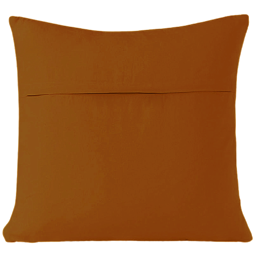 Brown Tuftted Cotton Cushion Cover