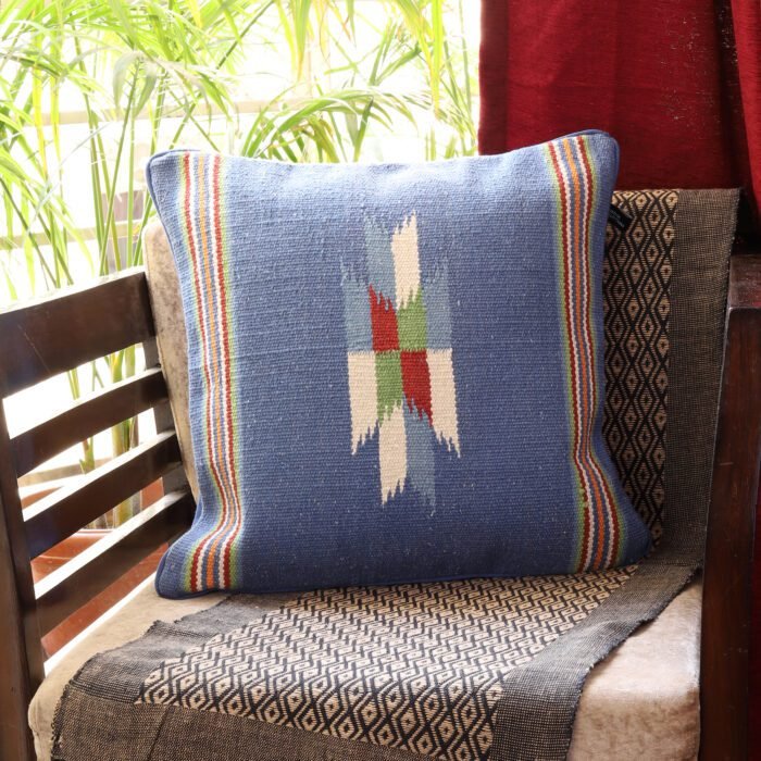 Blue Divine Cushion Cover 18 by 18 inches