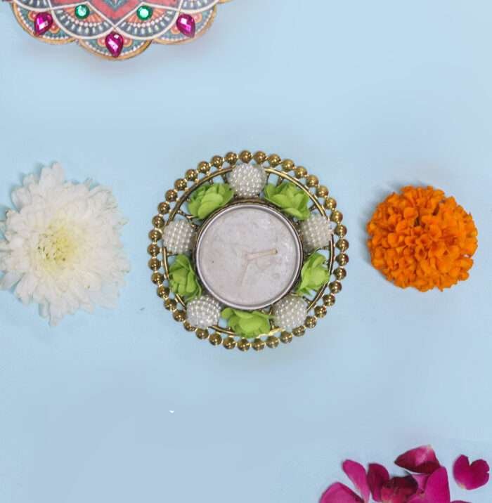 Round Decorative Diwali Tea Light Holder