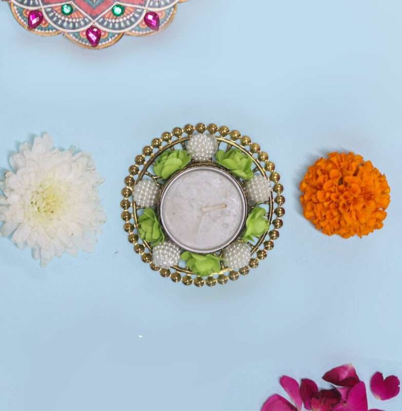 Round Decorative Diwali Tea Light Holder