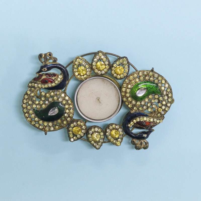 Peacock Design Decorative Tea Light Holder