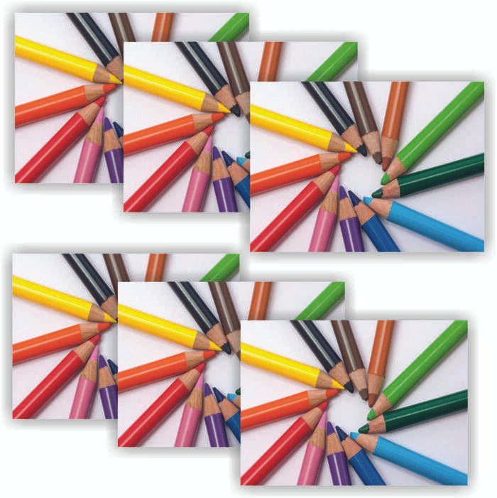 Pencil Color Kids Table mat (set of 6)