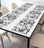 White Elegant and Practical Table Mat - Set of 6
