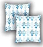 Satin Floral set of 2 cushion cover set