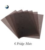 Elegant and Practical Fridge Mat Set of 6
