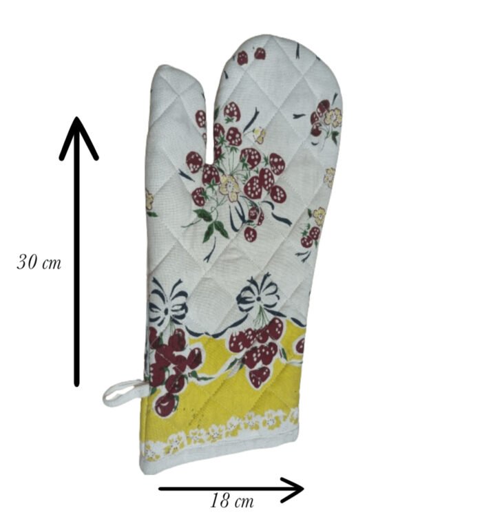 Cotton Oven Gloves (Pack of 1PCS) 12x5inch