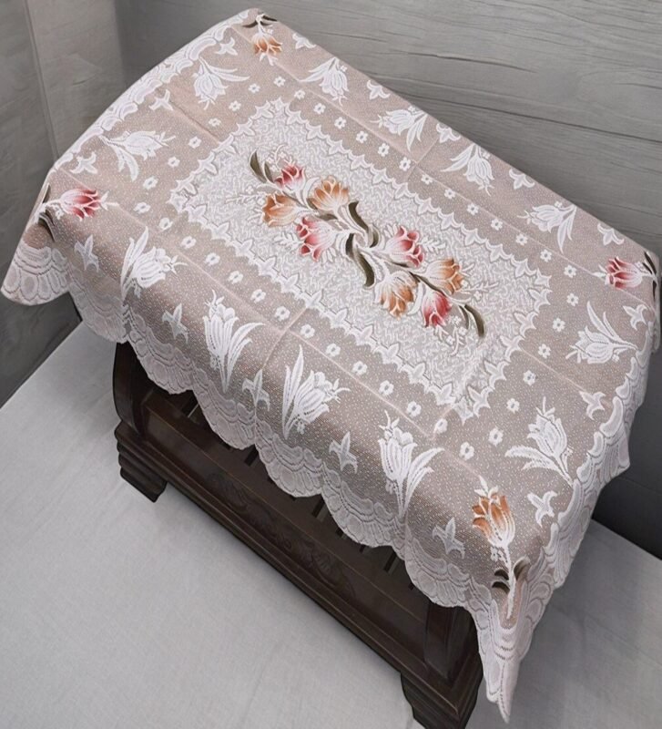 Tulip Design 4 Seater Net Fabric Table Cover