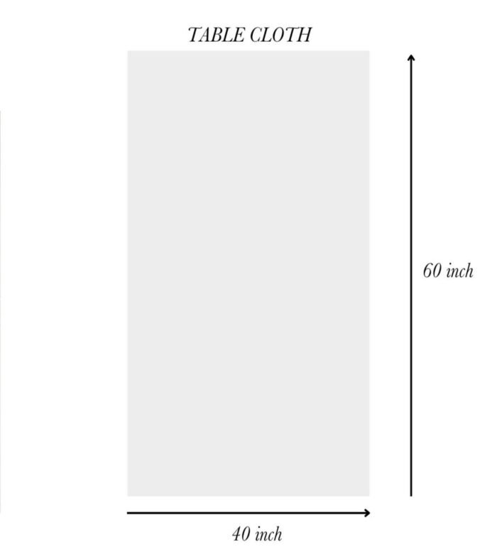 Tulip Design 4 Seater Net Fabric Table Cover