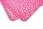Ambbi Collections 6 Units PVC Fridge/Drawer Place Mats 12x17 inches Pack of 6 (Pink)